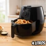 Fritadeira Elétrica Quick Fryer Elgin 4 Litros Preta com cesta removível 220V - Airfryer na Amazon