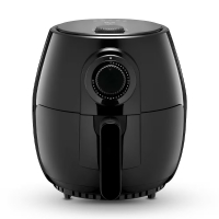 Fritadeira Elétrica Sem Óleo Air Fryer Elgin Quick Fryer 4 Litros - Preto - 110V na Casas Bahia