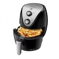 Fritadeira Elétrica Sem Óleo Air Fryer Mondial AF-30 Family Inox IV 3,5l – Preta - 110V na Casas Bahia