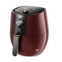 Fritadeira Elétrica Sem Óleo AirFryer 4L Electrolux Por Rita Lobo Vermelha Grand Efficient 1400W (EAF31) - 110V na Casas Bahia