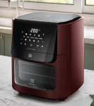 Fritadeira Elétrica sem oleo Forno Oven Airfryer 12L digital receita programada 2 bandejas espeto giratório 1700W Electrolux EAF91 Vinho 127v por Rita Lobo na Amazon