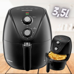 Fritadeira Elétrica sem Óleo/Air Fryer Mondial – Family AF-35-BF Preta 3,5L com Timer na Magazine Luiza