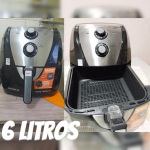 Fritadeira Elétrica sem Óleo/Air Fryer Mondial – Grand Family AFN-60-BI Preta 6L na Magazine Luiza