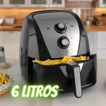Fritadeira Elétrica sem Óleo/Air Fryer Mondial – Grand Family AFN-60-BI Preta 6L na Magazine Luiza