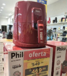 Fritadeira Elétrica sem Óleo/Air Fryer Philco – PFR15V Vermelha 3,2L com Timer na Magazine Luiza