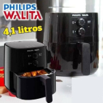 Fritadeira Elétrica sem Óleo/Air Fryer Philips Walita Spectre Preta 4,1L na Magazine Luiza