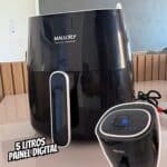 Fritadeira Mallory Air Fryer Digital Premium 5,5Litros - Painel 100% Digital - 1500W de Potência - 127V na Amazon