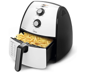 Fritadeira Midea Airfryer Sem Óleo, 220V, 4L, Preto e Branco na Amazon