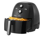 Fritadeira Midea Airfryer Sem Óleo 5,3L,127V, 1700W Preto FRB50P na Amazon