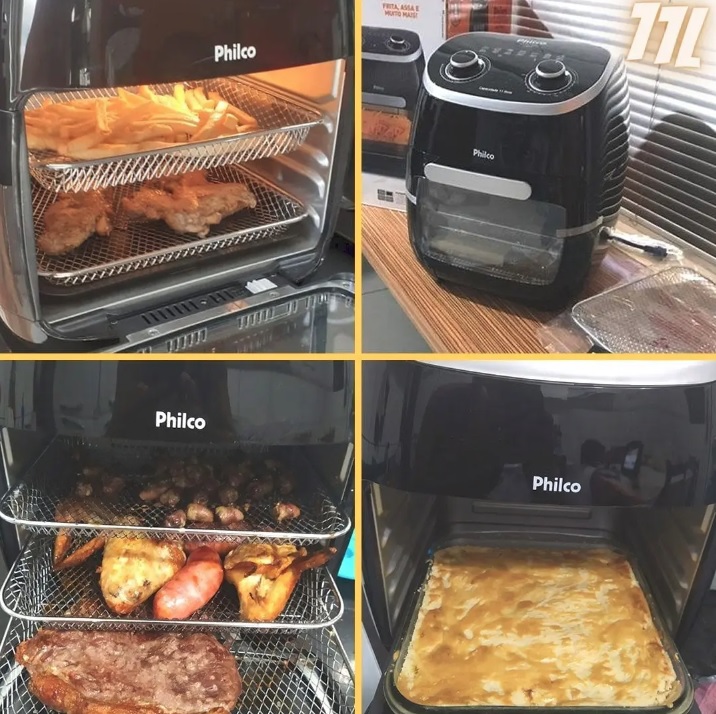 Fritadeira Philco Air Fryer 2 em 1 Oven 11L PFR2000P 127V na Amazon