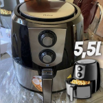 Fritadeira Philco Air Fryer Preto Inox 5.5L PFR06 127V na Amazon