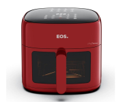 Fritadeira Sem Óleo Air Fryer Eos Chef Gourmet 6.2 Litros Compacta Digital Vermelho Eaf60v 110v na Amazon