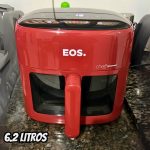 Fritadeira Sem Óleo Air Fryer Eos Chef Gourmet 6.2 Litros Compacta Digital Vermelho Eaf60v 110v na Amazon