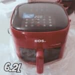 Fritadeira Sem Óleo Air Fryer Eos Chef Gourmet 6.2 Litros Compacta Digital Vermelho Eaf60v 110v na Amazon