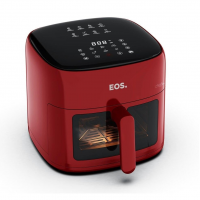 Fritadeira Sem Óleo Air Fryer Eos Chef Gourmet 6.2 Litros Compacta Digital Vermelho Eaf60v 110v na Amazon