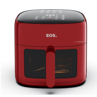 Fritadeira Sem Óleo Air Fryer Eos Chef Gourmet 6.2 Litros Compacta Digital Vermelho Eaf60v 220v na Amazon