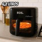 Fritadeira Sem Óleo Air Fryer Eos Chef Gourmet 6.2L na Amazon