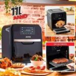 Fritadeira sem Óleo Airfryer Arno Oven & Grill Expert Preta 11L Forno Inox Digital 1800W UFE9 127V na Amazon
