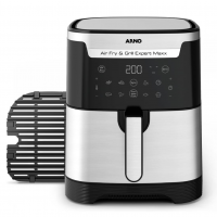Fritadeira Sem Óleo E Grill Arno Airfry & Grill Expert Maxx Digital 6,5L AFD6, 1680W, 110V na Amazon