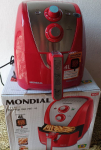 Fritadeira Sem Óleo Mondial, Grand Family Inox Red – 5L, 220V, 1950W – AFN-50-RI na Amazon