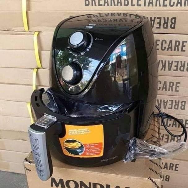 Fritadeira Sem Óleo Mondial, New Pratic – 3,5L, 110V, Preto, 1500W – AF-31 na Amazon