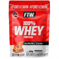 FTW 100% Whey Protein Com Proteína Concentrada WPC 900g - Sabor Doce De Leite na Amazon