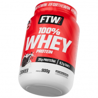FTW 100% Whey Protein Com Proteína Concentrada WPC – Pote 900g (Sabor Cookies) na Amazon