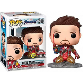 Funko Pop! Avengers Endgame: I Am Iron Man Glow-In-The-Dark Deluxe Figura de Vinil Multicolorida na Amazon