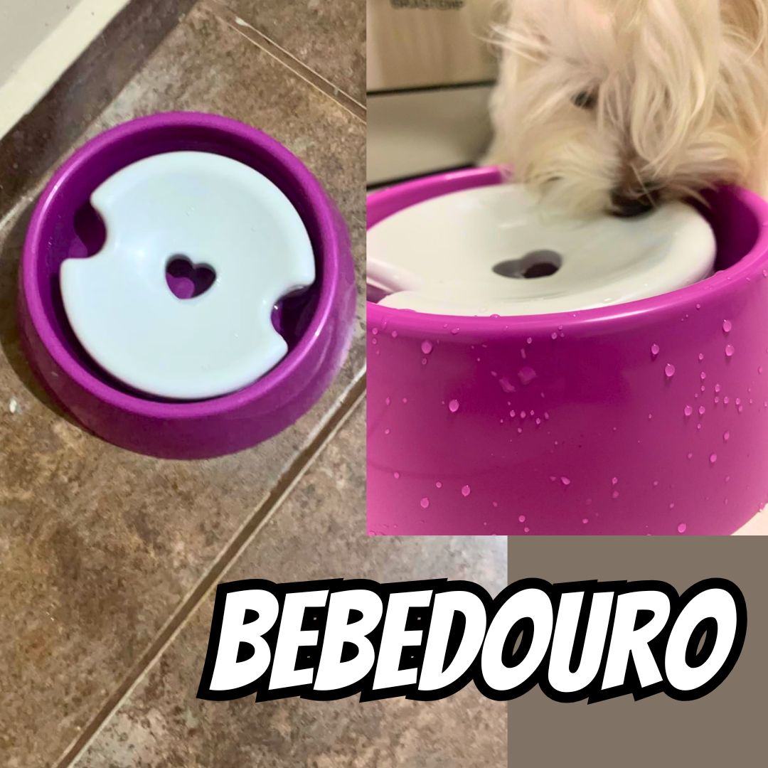Furacão Pet Bebedouro Plástica Pop Pelos Longos N.3 1 000Ml Rosa Para Cães na Amazon