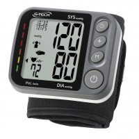 G-Tech Aparelho De Pressão Digital Automático Pulso Com Sensor 3D GP450SP, Preta/Cinza na Amazon