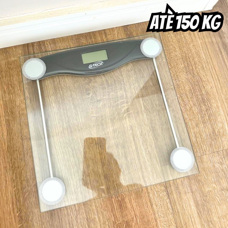 G-Tech Balgl10 Balança Digital em Vidro Temperado, Transparente na Amazon