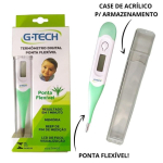 G-Tech Termômetro Digital de Ponta Flexível – Alimentado por pilha/bateria na Amazon