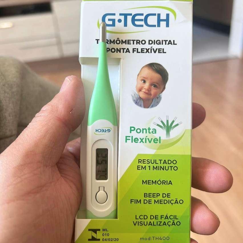 G-Tech Termômetro Digital de Ponta Flexível – Alimentado por pilha/bateria na Amazon