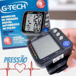 G-Techa Aparelho de pressão digital automático de pulso Smart Connect GP480BT, Preta/Cinza Marca: G-Tech na Amazon