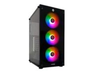 Gabinete Gamer HAYOM GB1769, Mid Tower, Lateral em Vidro, 3X Fans, Preto – GB.17.10.69 na KaBuM!