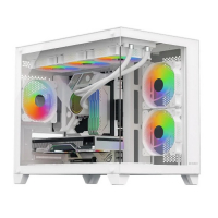 Gabinete Gamer Husky Dome 210, Mini Tower, M-ATX, Lateral E Frontal Em Vidro na KaBuM!