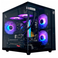 Gabinete Gamer Kalkan Midgard, Mid Tower, Vidro Temperado, MATX, Sem Fonte, Sem Fans, Preto na Terabyte Shop