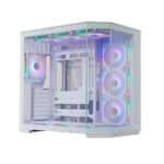 Gabinete Gamer KBM! GAMING GN950, Mid Tower, ARGB, ATX, Lateral e Frontal em Vidro, 10x Cooler Fan ARGB, Branco – KGGN950BR na KaBuM!
