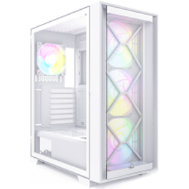 Gabinete Gamer Montech Air 1000 Premium Mid Tower RGB Vidro Temperado White Atx sem Fonte com 4 Fans na Terabyte Shop