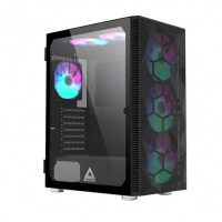 Gabinete Gamer Montech X3 MESH, Mid Tower, Black, ATX, 6 Fans, Vidro Temperado na Terabyte Shop