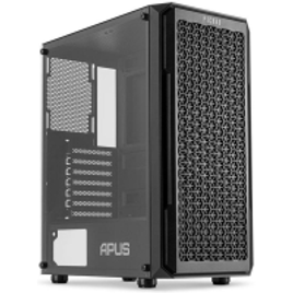 Gabinete Gamer Pichau Apus Black Mid-Tower Lateral de Vidro Temperado Com 3 Fans Preto PG-APS-BLK01 na Amazon