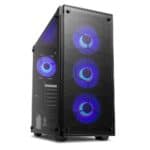 Gabinete Gamer Redragon Wheel Jack, Mid Tower, Lateral e Frontal em Vidro - GC-606BK na KaBuM!