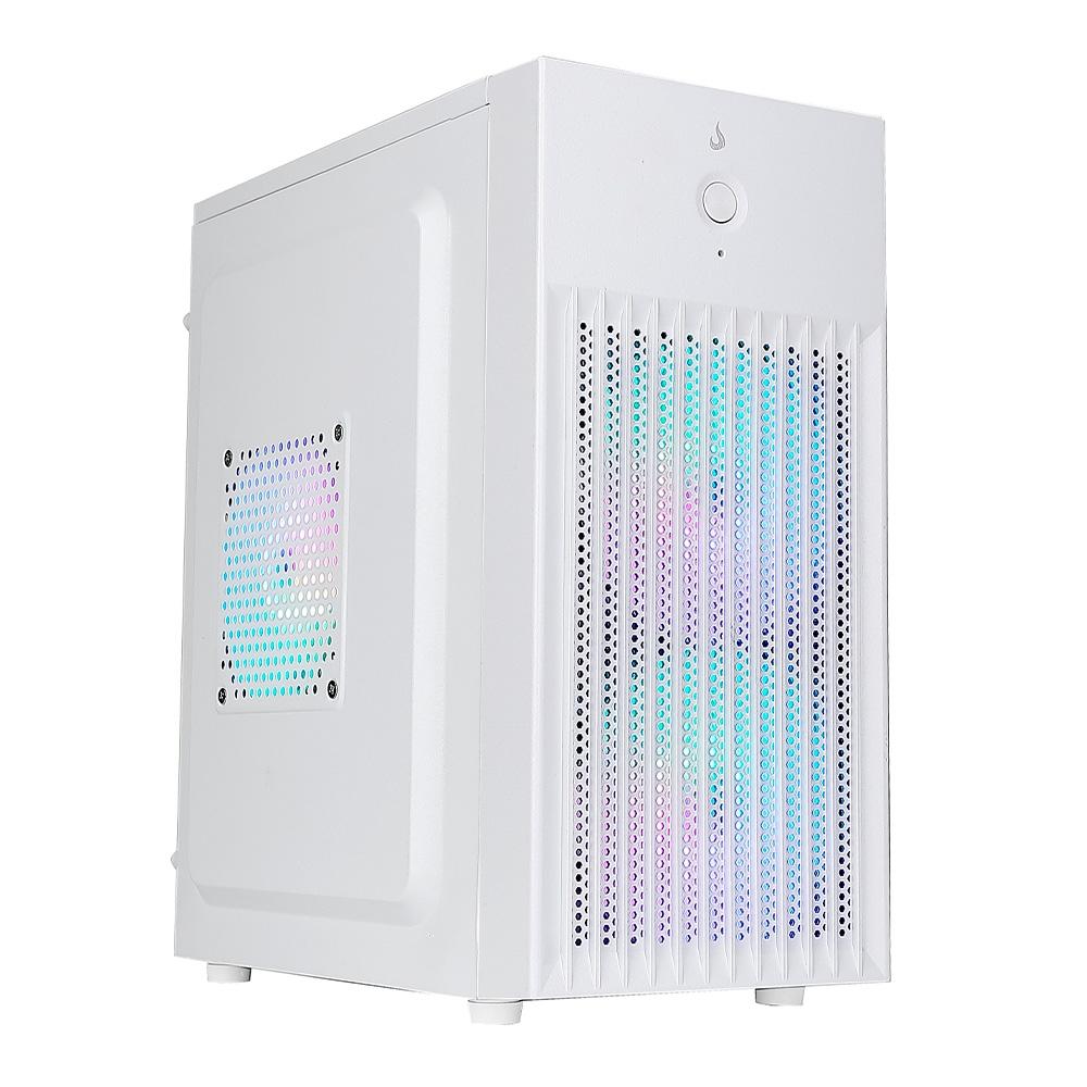 Gabinete Gamer Rise Mode X1 White, Mini Tower, M-ATX, Branco – RM-GA-OFX1-FW na KaBuM!