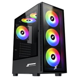 Gabinete Gamer SuperFrame Strider Mid Tower ARGB Vidro Temperado ATX Sem Fonte Com 6 Fans na Terabyte Shop