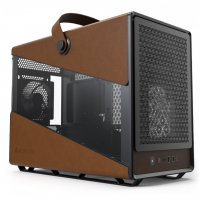 Gabinete Montech Heritage, Mini Tower, Couro E Metal, MATX, Sem Fonte, Sem Fan, Preto na Terabyte Shop