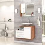 Gabinete para Banheiro C/cuba L38 e Espelheira na Amazon