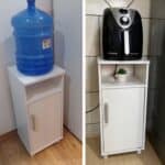 GABINETE PARA GALÃO DE AGUA COM PORTA BRANCO na Amazon