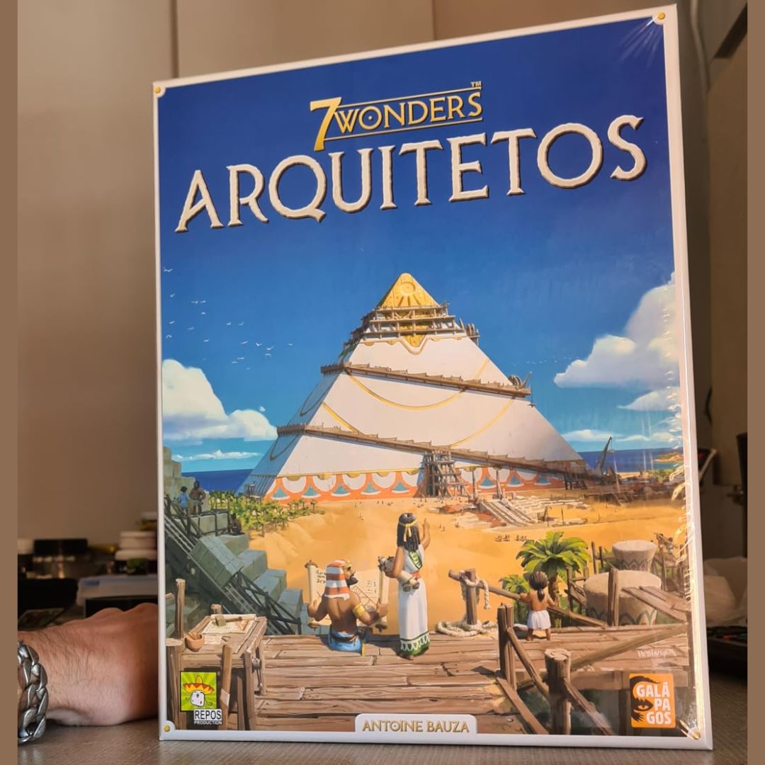 Galápagos, 7 Wonders: Arquitetos, Jogo de Tabuleiro para Família, 2 a 7 jogadores, 25 minutos por partida na Amazon