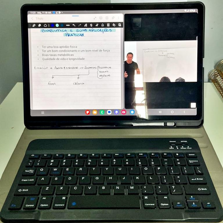 Galaxy Tab S7 FE LTE (Wi-Fi) 128GB, 6GB RAM, Tela TFT 12.4“ na Casas Bahia