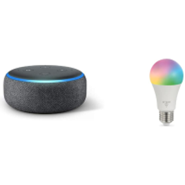 Ganhe R$20,00 de Desconto na Compra do Echo Dot (3ª Geração) Smart Speaker + Lâmpada Inteligente Smarteck 7W Bivolt na Amazon